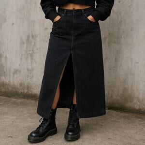 Urban Outfitters BDG Mandi Long Denim Maxi Skirt